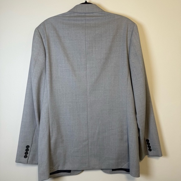 J.Crew Ludlow Light Gray Loro Piana Super 120’s Wool Suit Jacket size 40R NWT - Picture 6 of 12